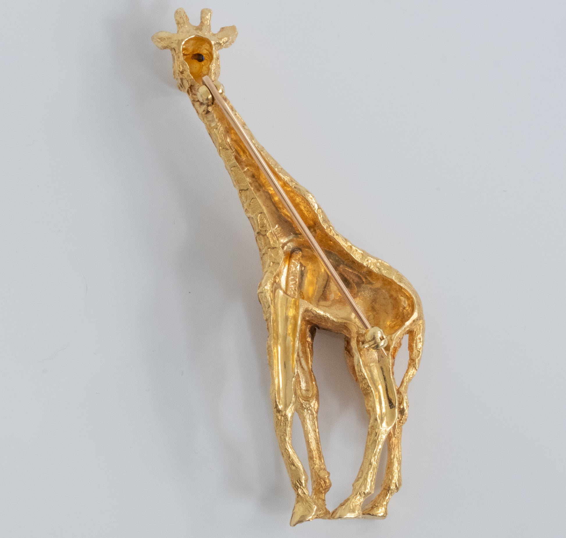 ON HOLD for MD.  Vintage Tiffany & Co 18K Giraffe Pin - Rare Find - Premium Brooch from All The Best Vintage - Just $1! Shop now at All The Best Vintage