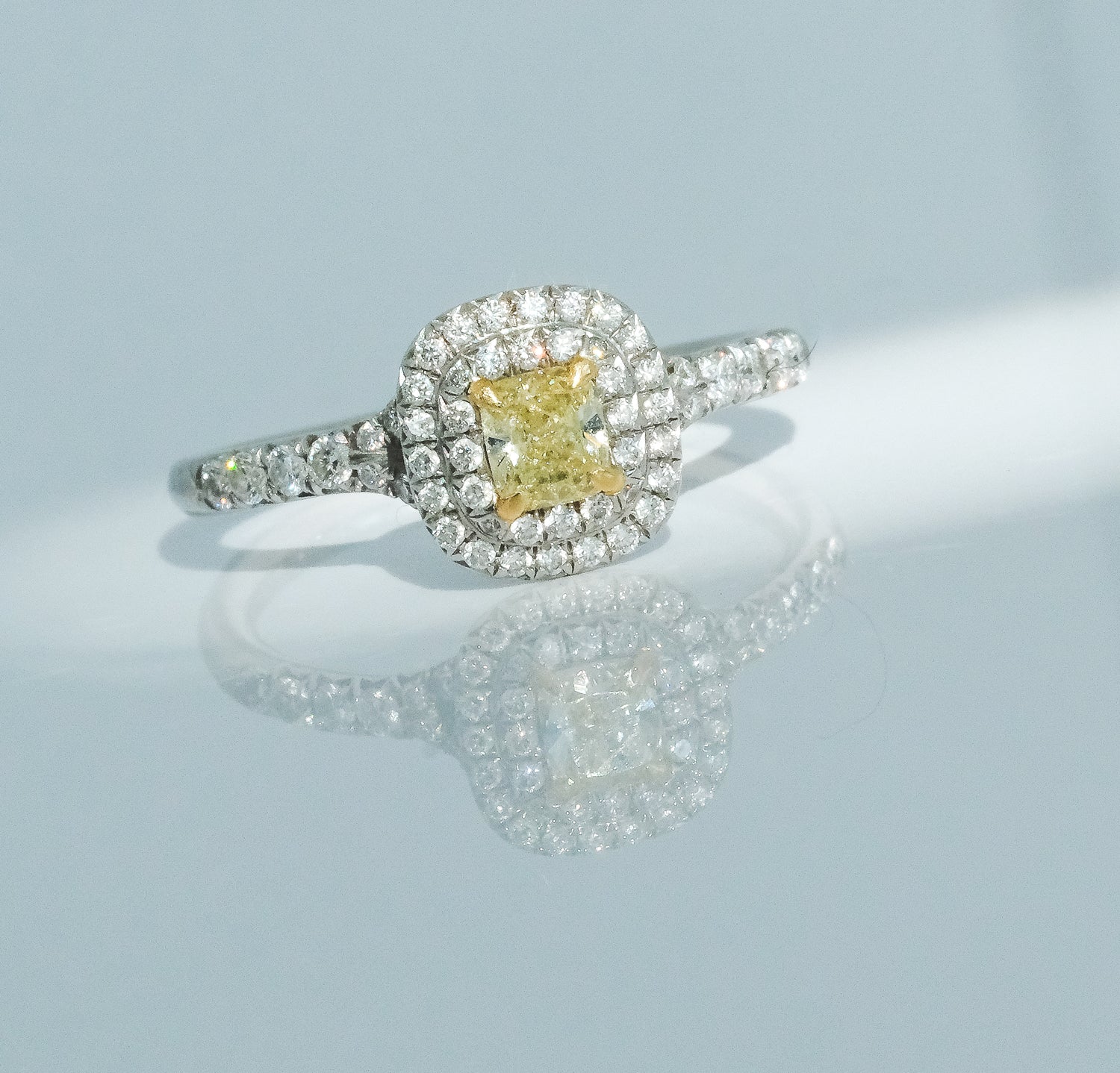 Tiffany & Co Fancy Yellow Diamond Soleste Collection Ring - Premium  from All The Best Vintage - Just $3900! Shop now at All The Best Vintage