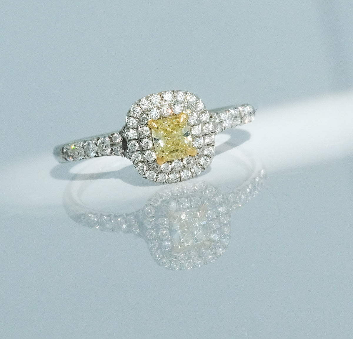 Tiffany & Co Fancy Yellow Diamond Soleste Collection Ring - Premium  from All The Best Vintage - Just $3900! Shop now at All The Best Vintage