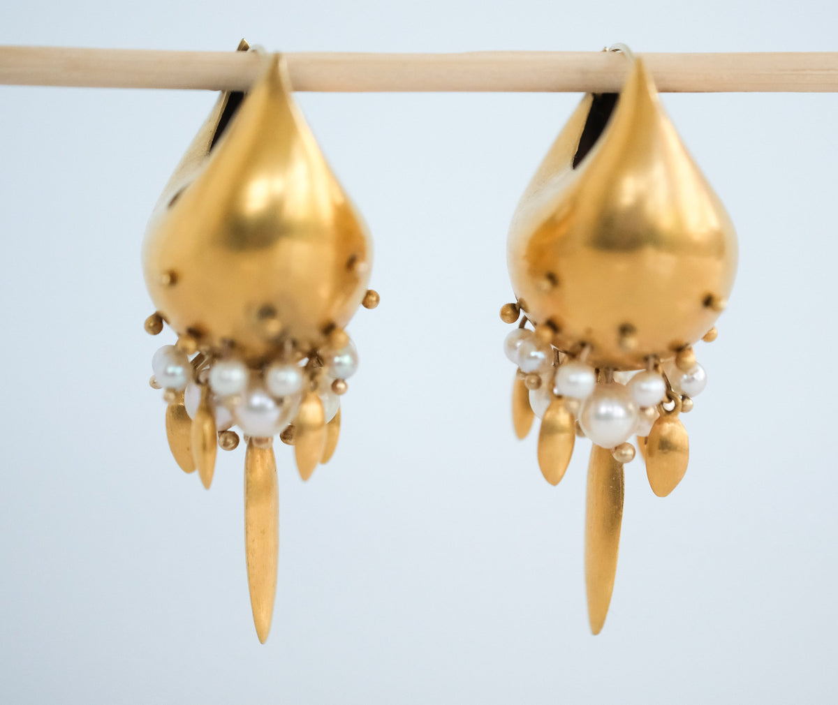 Ted Muehling Vintage Earrings with Pearls - Premium Earrings from All The Best Vintage - Just $1495! Shop now at All The Best Vintage