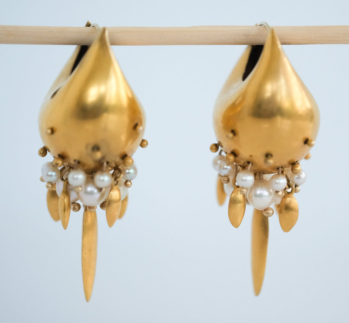 Ted Muehling Vintage Earrings with Pearls - Premium Earrings from All The Best Vintage - Just $1495! Shop now at All The Best Vintage