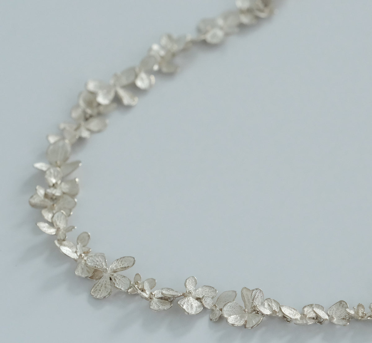 John Iverson Sterling Silver Hydrangea Necklace - Premium Necklace from All The Best Vintage - Just $2600! Shop now at All The Best Vintage