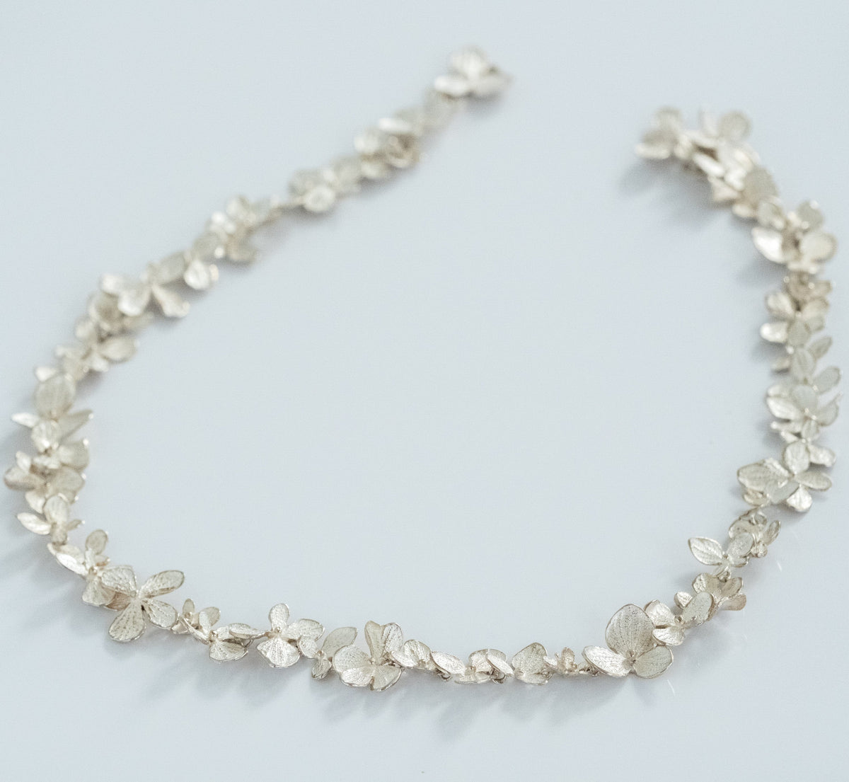 John Iverson Sterling Silver Hydrangea Necklace - Premium Necklace from All The Best Vintage - Just $2600! Shop now at All The Best Vintage