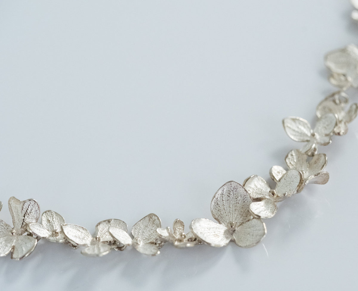 John Iverson Sterling Silver Hydrangea Necklace - Premium Necklace from All The Best Vintage - Just $2600! Shop now at All The Best Vintage