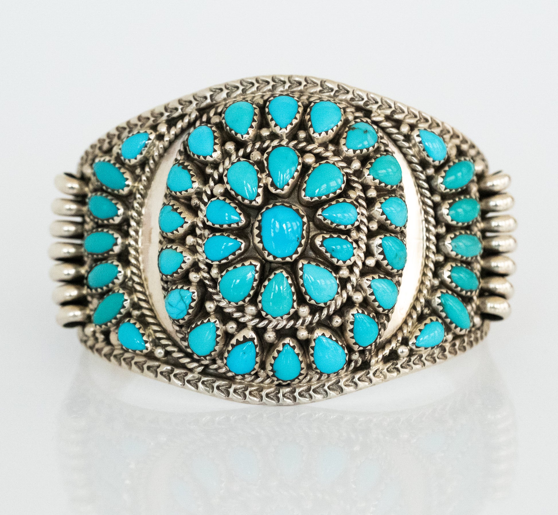 Nora Tsosie Sleeping Beauty Turqious Sterling Siver Cuff - Premium Bracelet from All The Best Vintage - Just $1595! Shop now at All The Best Vintage
