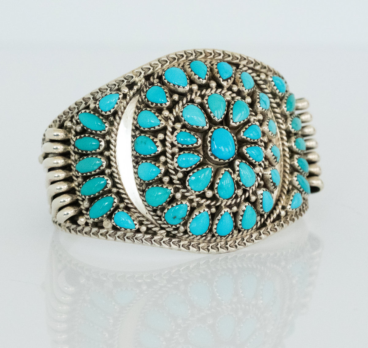 Nora Tsosie Sleeping Beauty Turqious Sterling Siver Cuff - Premium Bracelet from All The Best Vintage - Just $1495! Shop now at All The Best Vintage