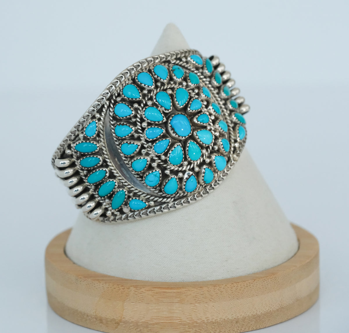 Nora Tsosie Sleeping Beauty Turqious Sterling Siver Cuff - Premium Bracelet from All The Best Vintage - Just $1495! Shop now at All The Best Vintage