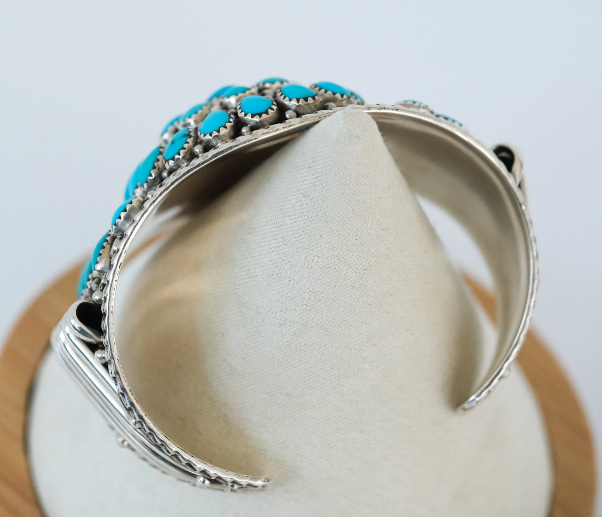 Nora Tsosie Sleeping Beauty Turqious Sterling Siver Cuff - Premium Bracelet from All The Best Vintage - Just $1495! Shop now at All The Best Vintage