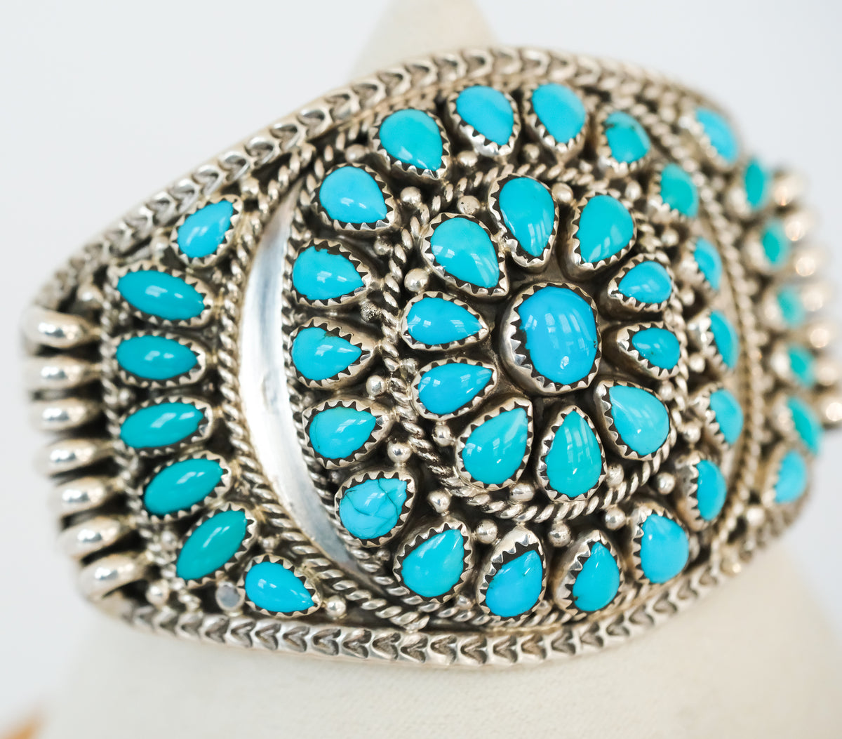 Nora Tsosie Sleeping Beauty Turqious Sterling Siver Cuff - Premium Bracelet from All The Best Vintage - Just $1495! Shop now at All The Best Vintage