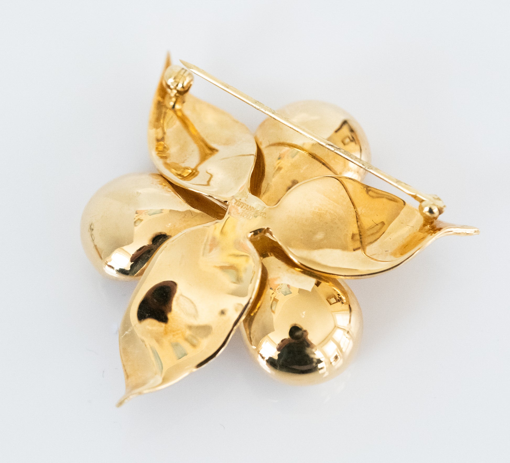 Tiffany and Co. 18K Vintage Diamond Dogwwod Flower Brooch - Premium Brooch from All The Best Vintage - Just $9650! Shop now at All The Best Vintage