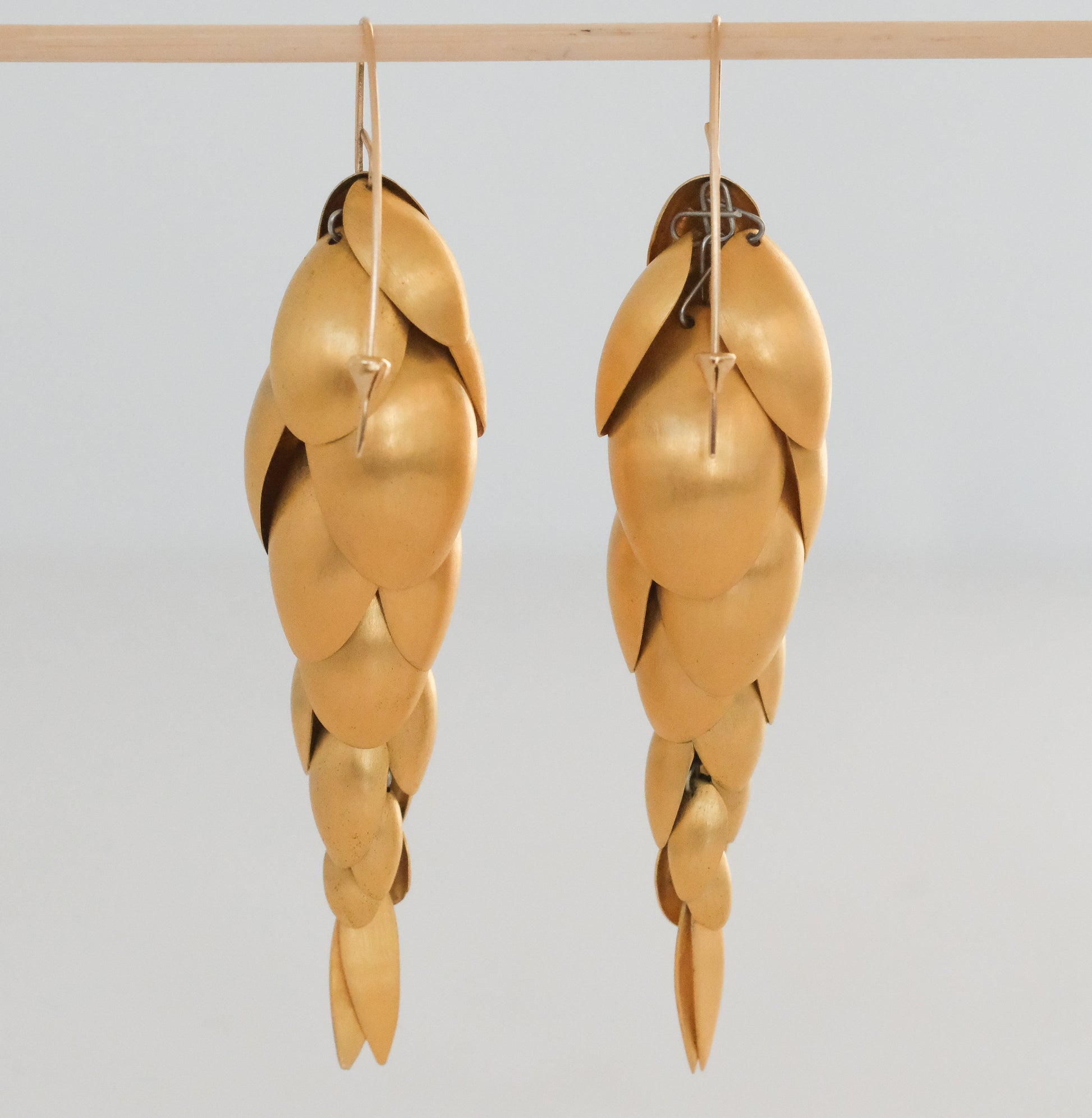 Ted Muehling Rare Vintage Large Articulated Pinecone Earrings - Premium Earrings from All The Best Vintage - Just $3300! Shop now at All The Best Vintage