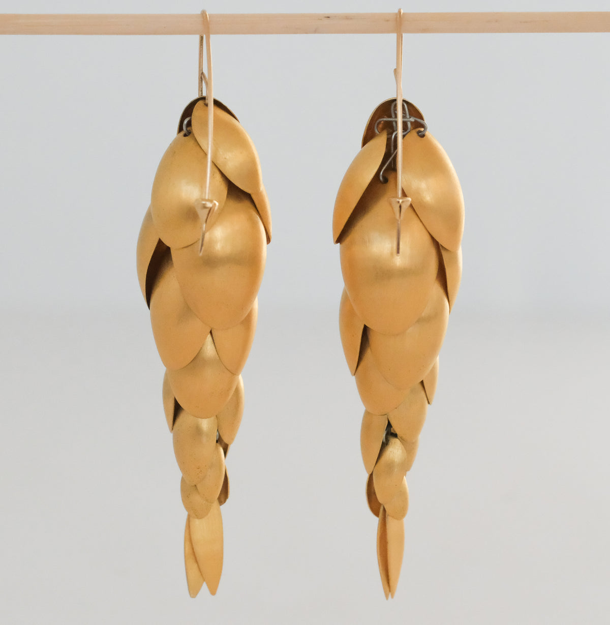 Ted Muehling Rare Vintage Large Articulated Pinecone Earrings - Premium Earrings from All The Best Vintage - Just $3250! Shop now at All The Best Vintage