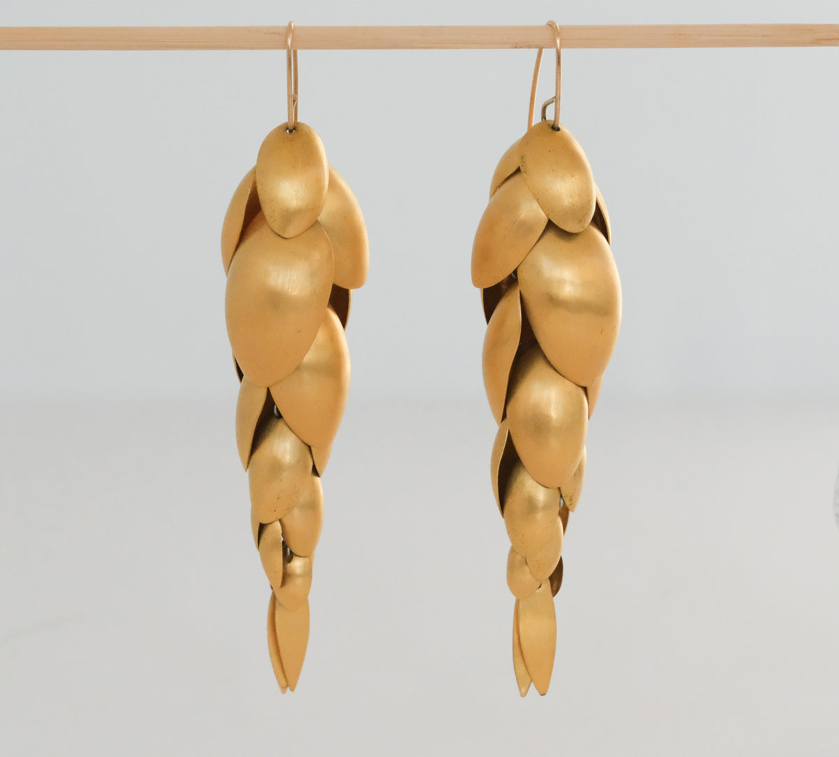 Ted Muehling Rare Vintage Large Articulated Pinecone Earrings - Premium Earrings from All The Best Vintage - Just $3250! Shop now at All The Best Vintage