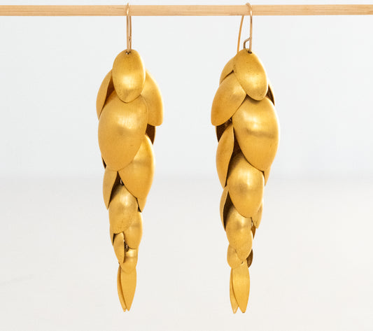 Ted Muehling Rare Vintage Large Articulated Pinecone Earrings - Premium Earrings from All The Best Vintage - Just $3600! Shop now at All The Best Vintage