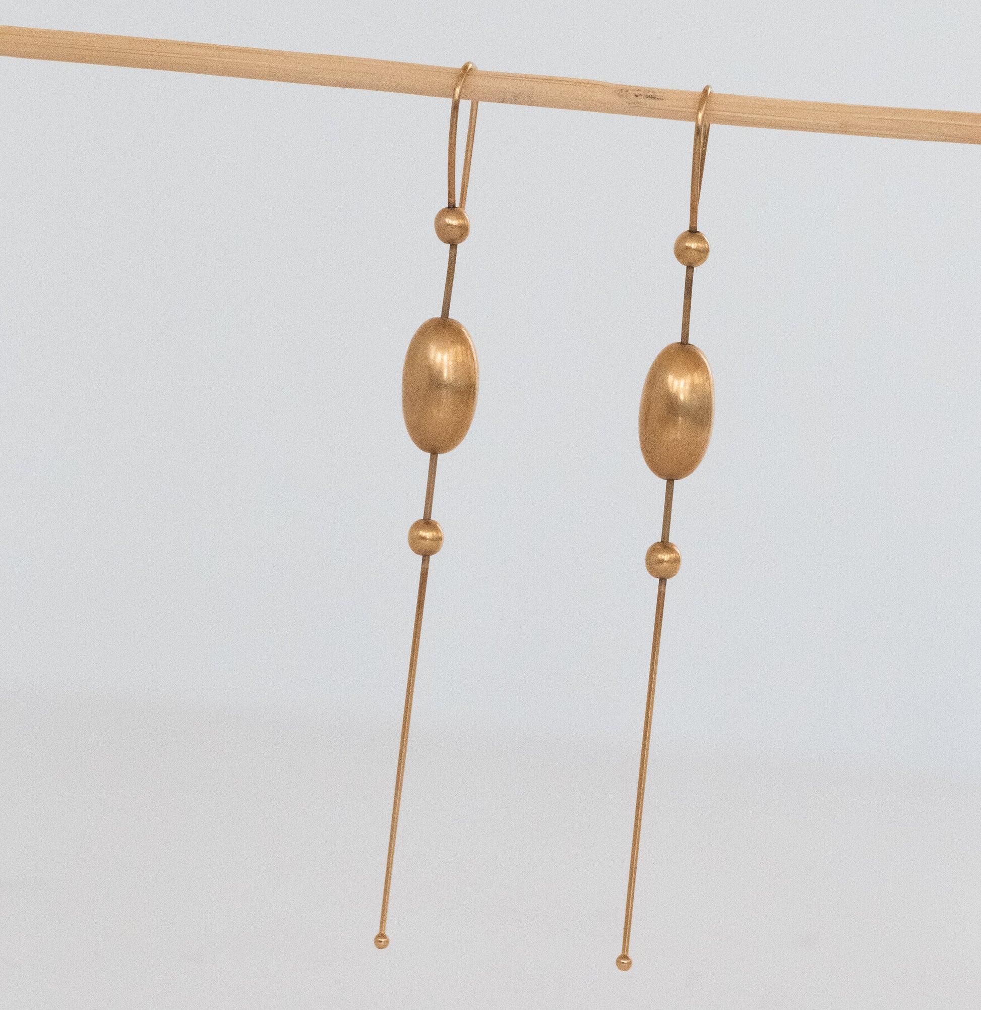 Ted Muehling 14K Large Egg Chain Earrings - Premium Earrings from All The Best Vintage - Just $2395! Shop now at All The Best Vintage