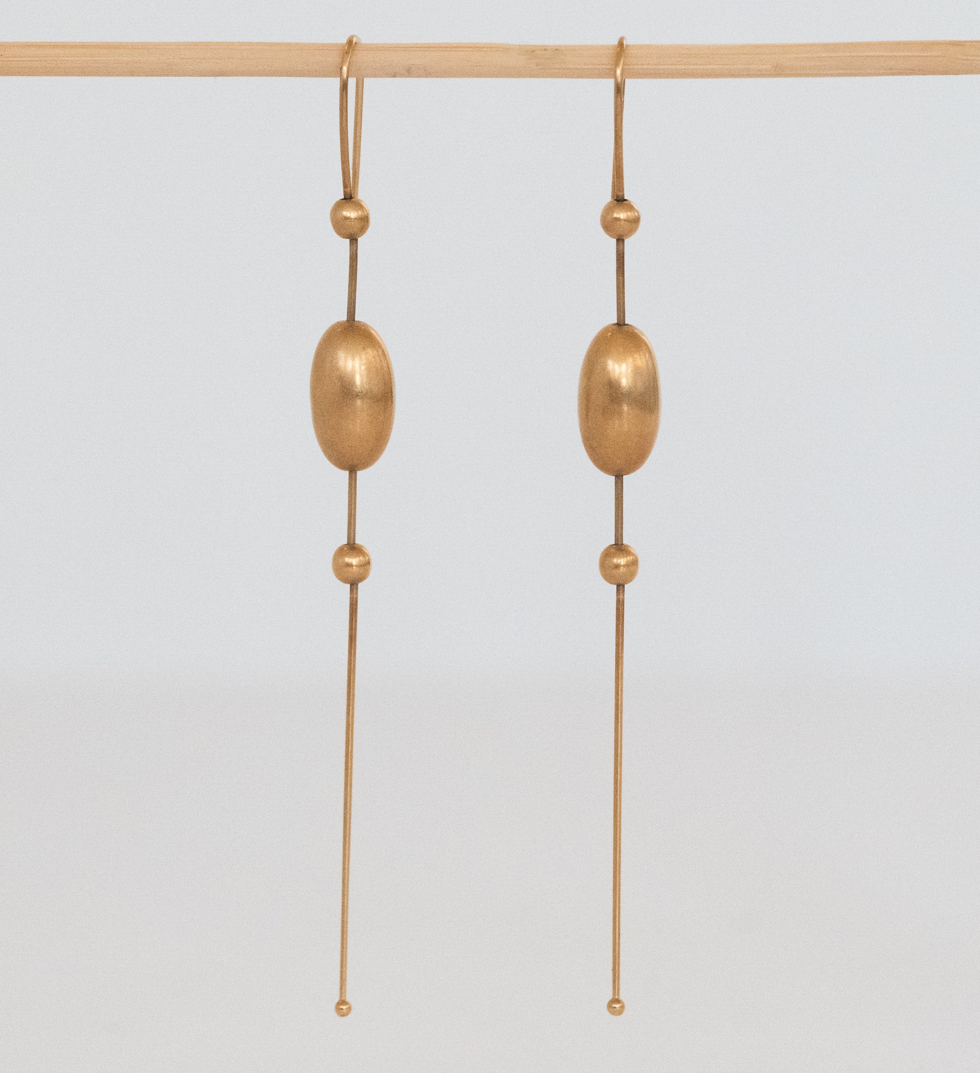 Ted Muehling 14K Large Egg Chain Earrings - Premium Earrings from All The Best Vintage - Just $2395! Shop now at All The Best Vintage