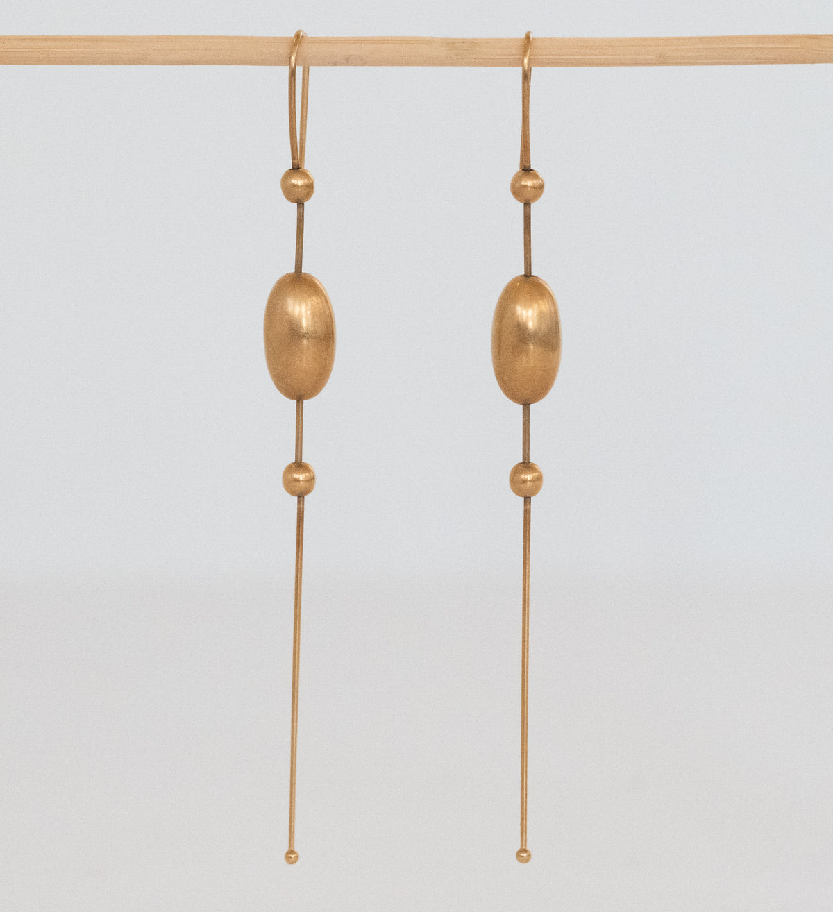 Ted Muehling 14K Large Egg Chain Earrings - Premium Earrings from All The Best Vintage - Just $2295! Shop now at All The Best Vintage