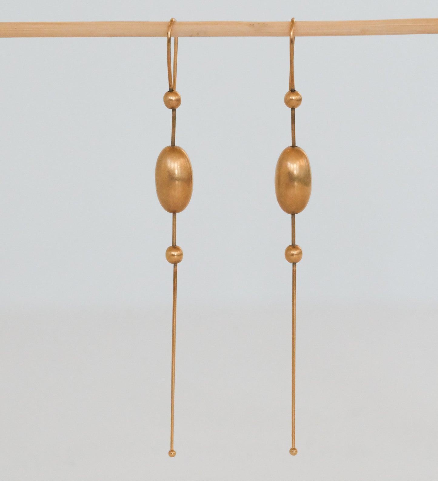 Ted Muehling 14K Large Egg Chain Earrings - Premium Earrings from All The Best Vintage - Just $2395! Shop now at All The Best Vintage