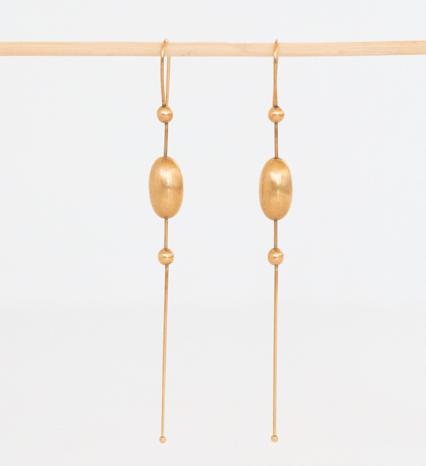 Ted Muehling 14K Large Egg Chain Earrings - Premium Earrings from All The Best Vintage - Just $2395! Shop now at All The Best Vintage