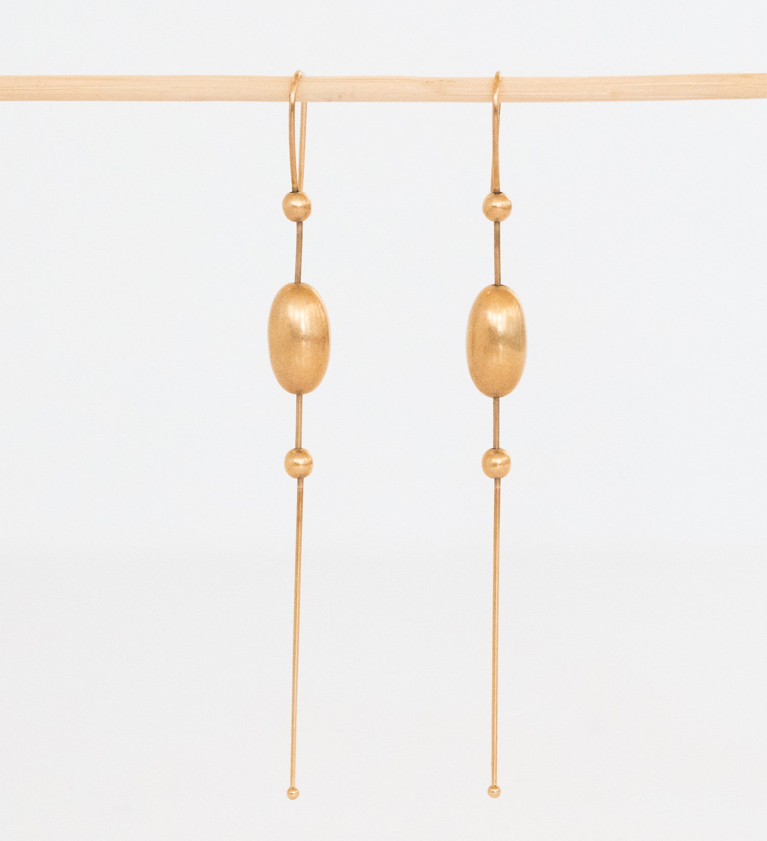 Ted Muehling 14K Large Egg Chain Earrings - Premium Earrings from All The Best Vintage - Just $2395! Shop now at All The Best Vintage