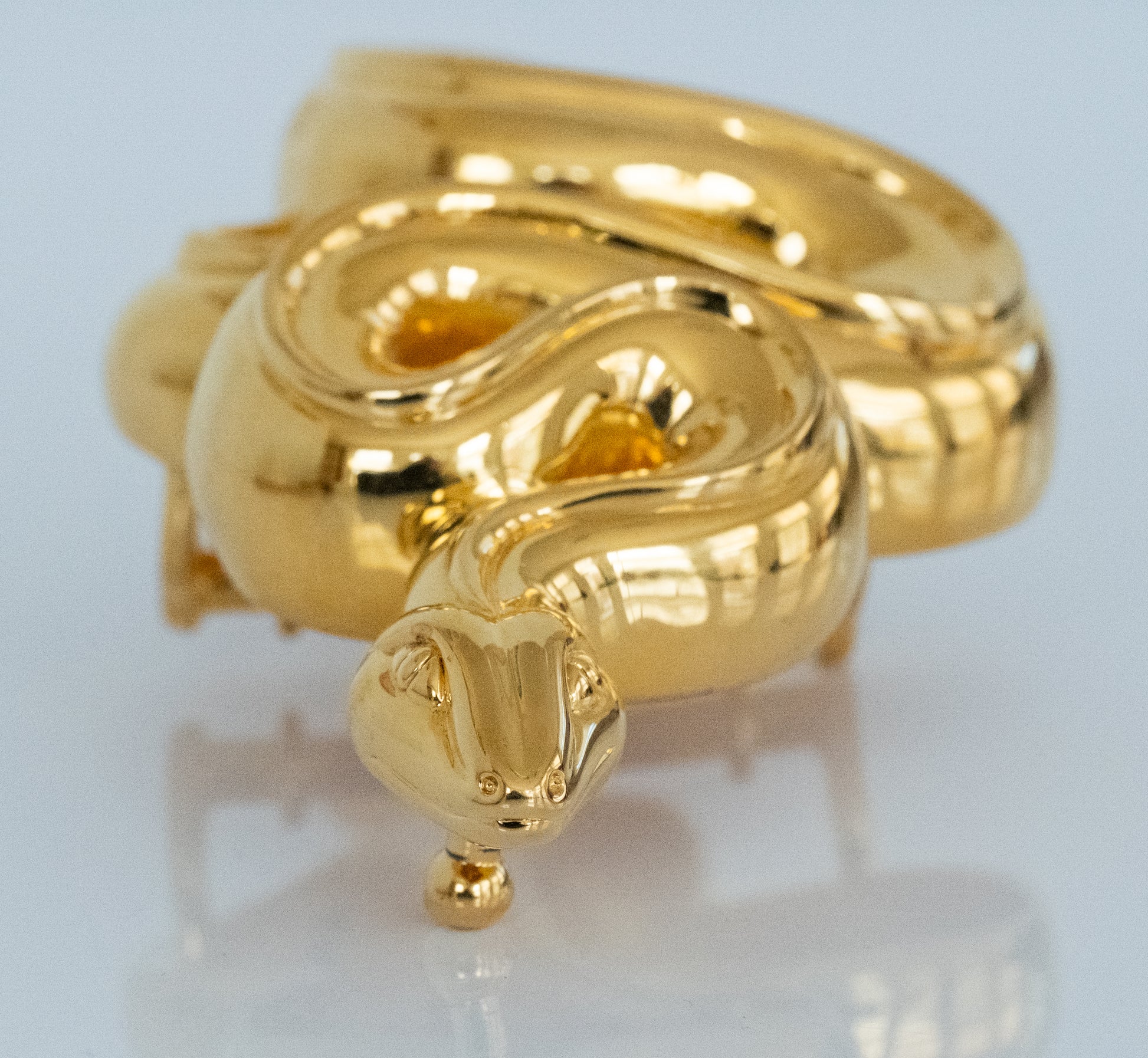 Kieselstein Cord Art Bronze Snake Buckle - Premium Belt Buckle from All The Best Vintage - Just $1995! Shop now at All The Best Vintage