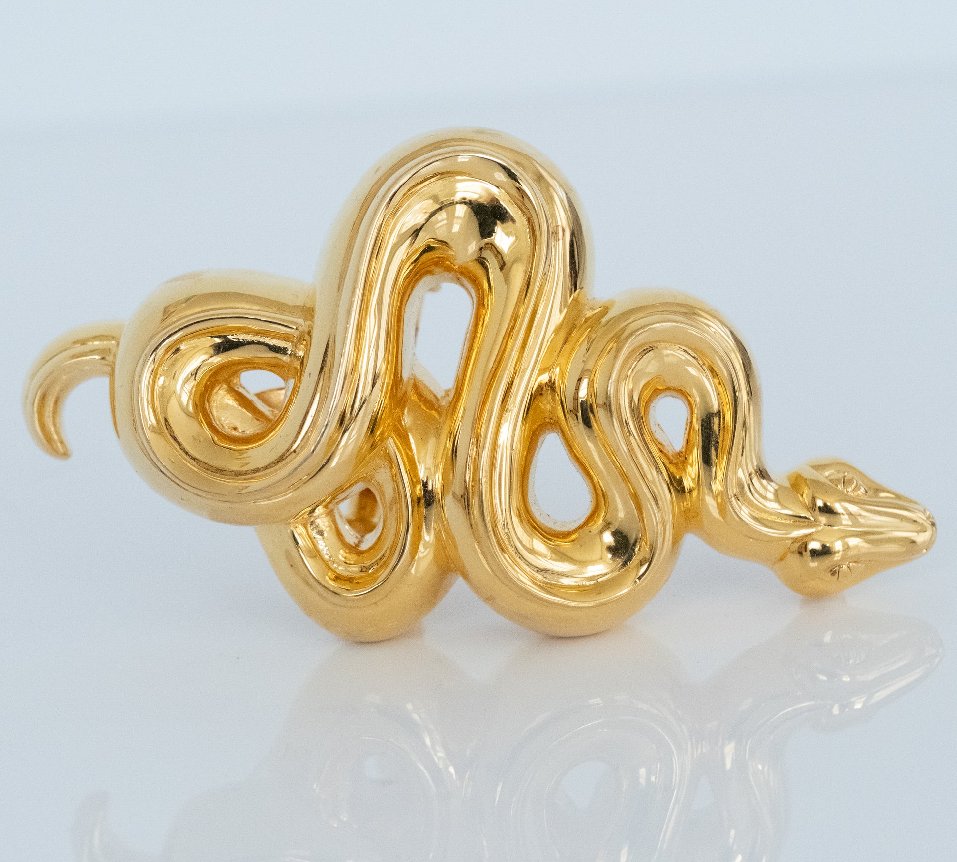 Kieselstein Cord Art Bronze Snake Buckle - Premium Belt Buckle from All The Best Vintage - Just $1995! Shop now at All The Best Vintage