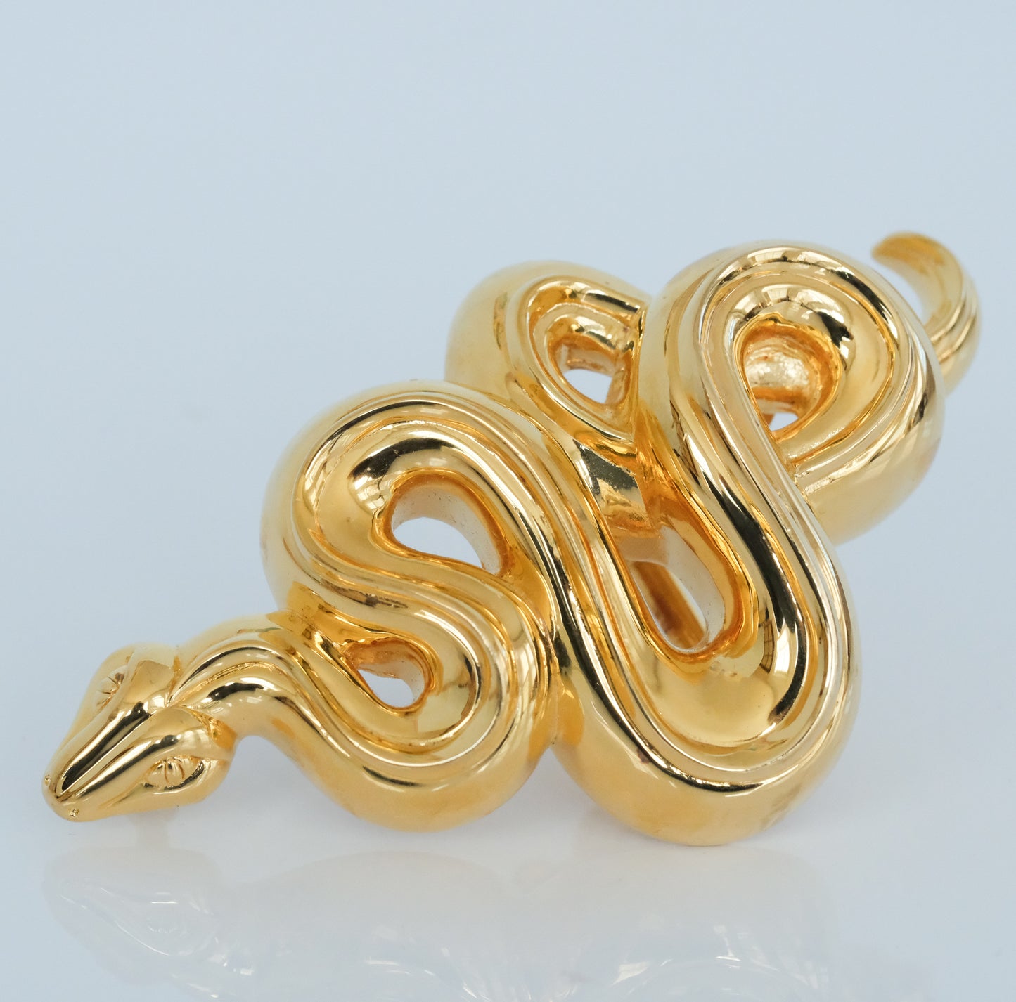 Kieselstein Cord Art Bronze Snake Buckle - Premium Belt Buckle from All The Best Vintage - Just $1995! Shop now at All The Best Vintage