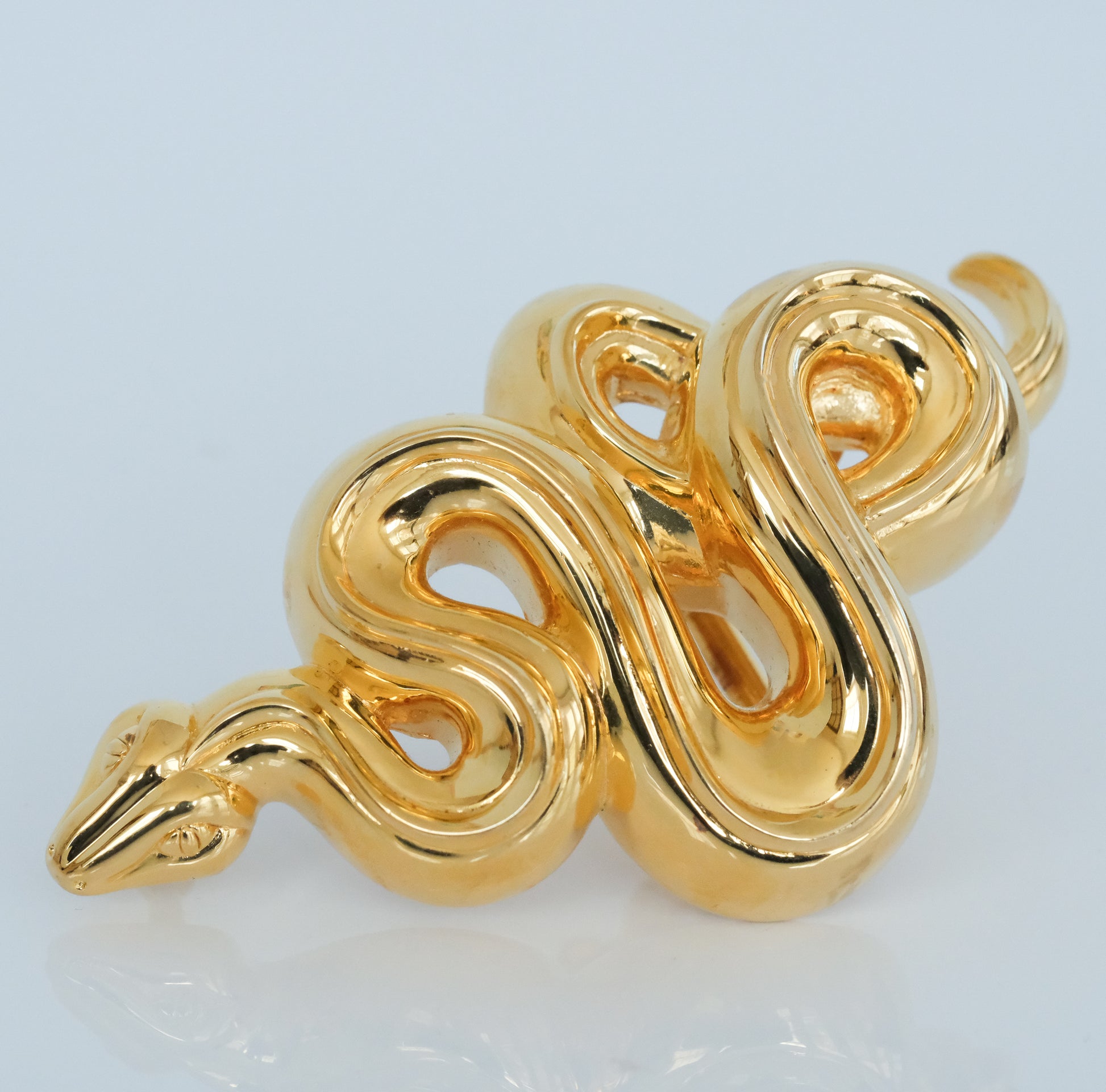 Kieselstein Cord Art Bronze Snake Buckle - Premium Belt Buckle from All The Best Vintage - Just $1995! Shop now at All The Best Vintage