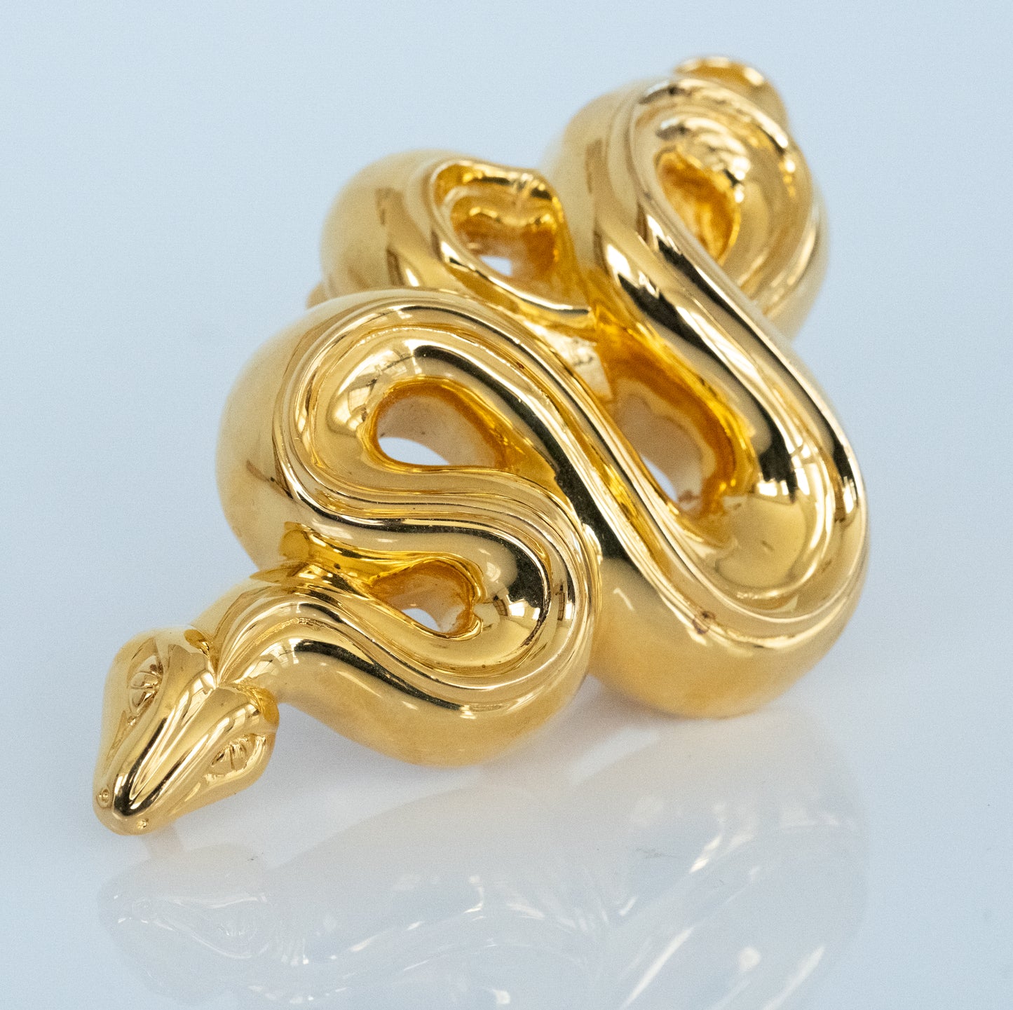 Kieselstein Cord Art Bronze Snake Buckle - Premium Belt Buckle from All The Best Vintage - Just $1995! Shop now at All The Best Vintage