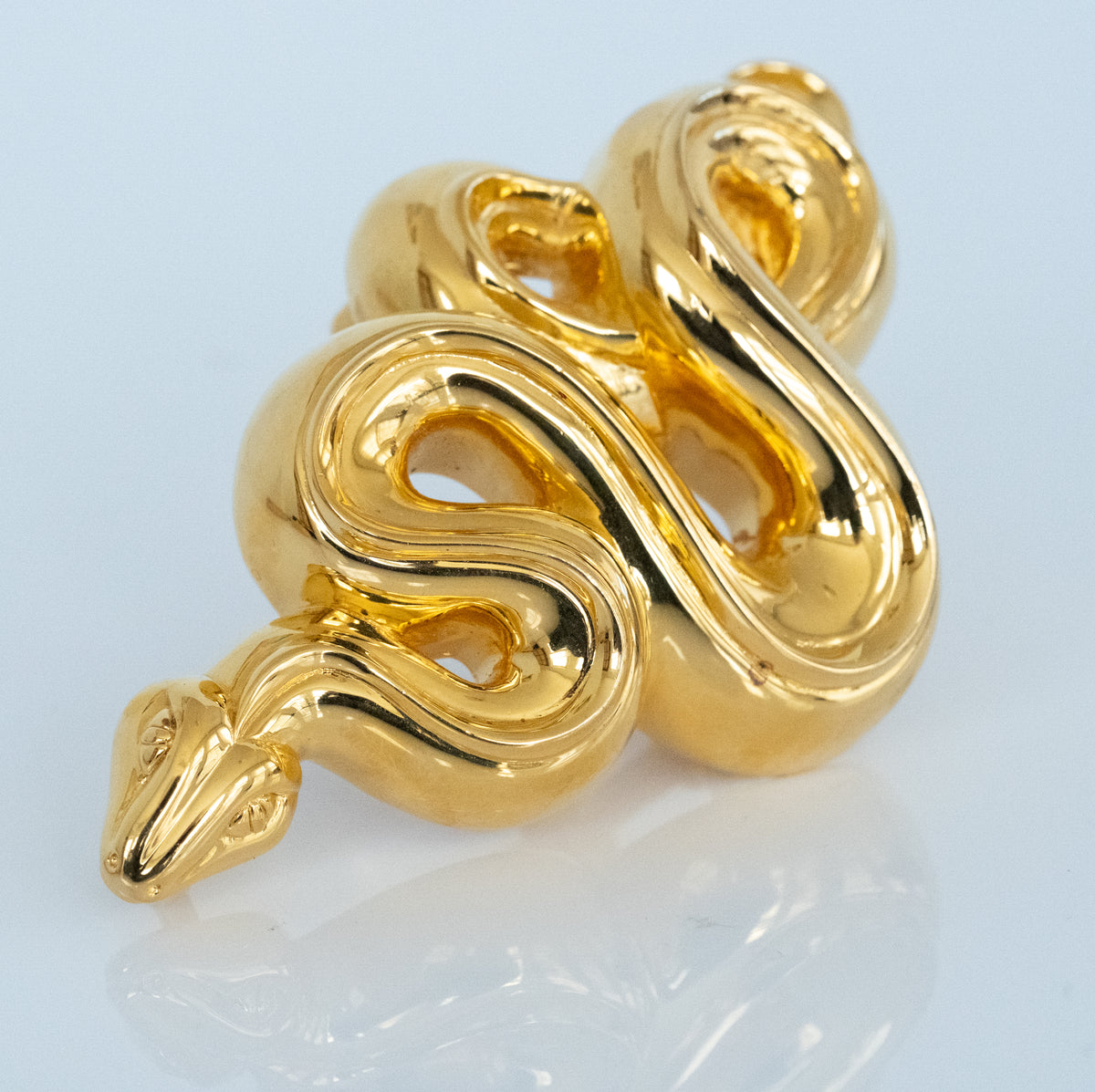 Kieselstein-Cord Art Bronze Snake Belt Buckle - Premium Belt Buckle from All The Best Vintage - Just $1995! Shop now at All The Best Vintage