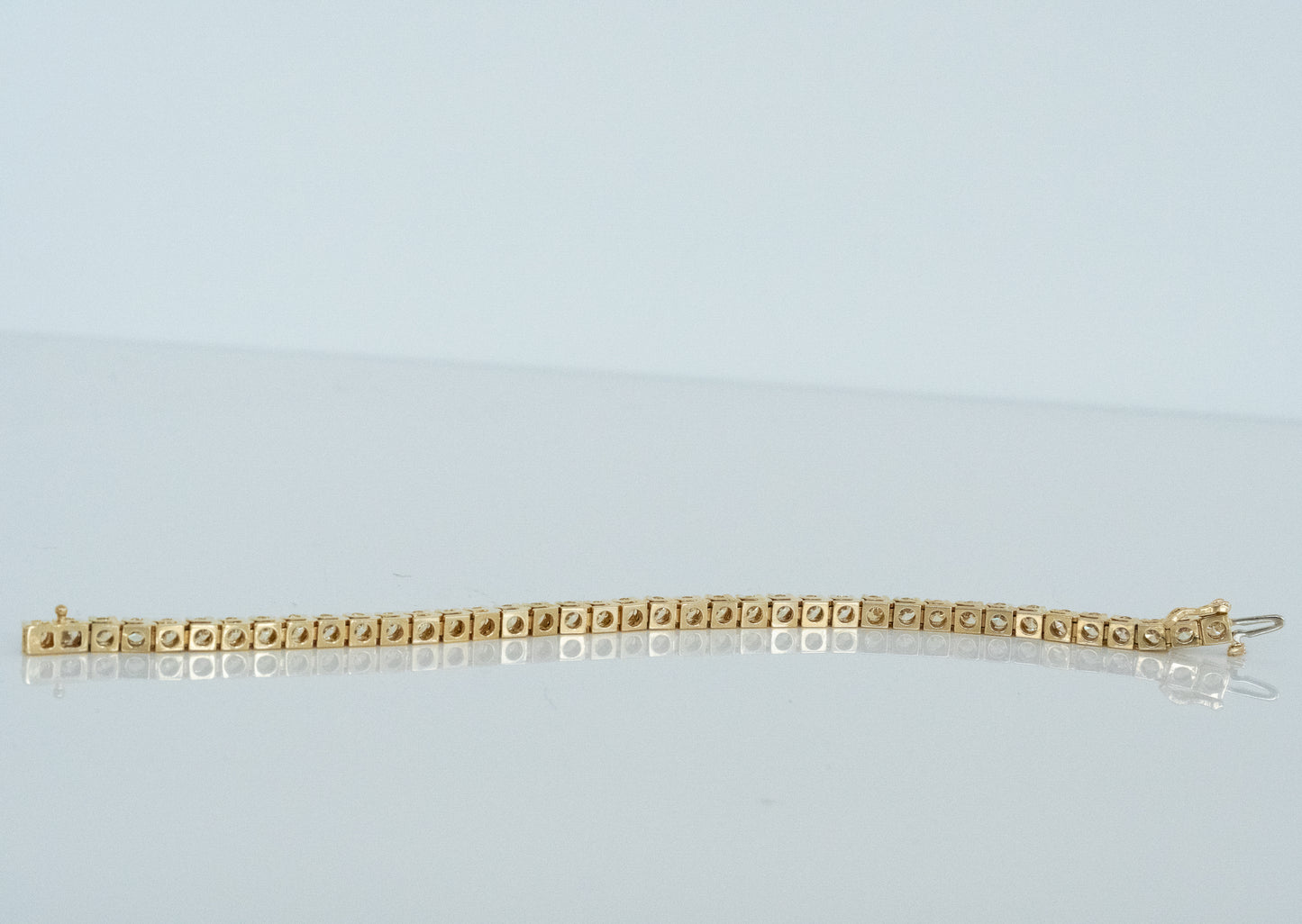 Diamond Tennis Bracelet 14K Yellow Gold 7.66 TCW - Premium Bracelet from All The Best Vintage - Just $6800! Shop now at All The Best Vintage