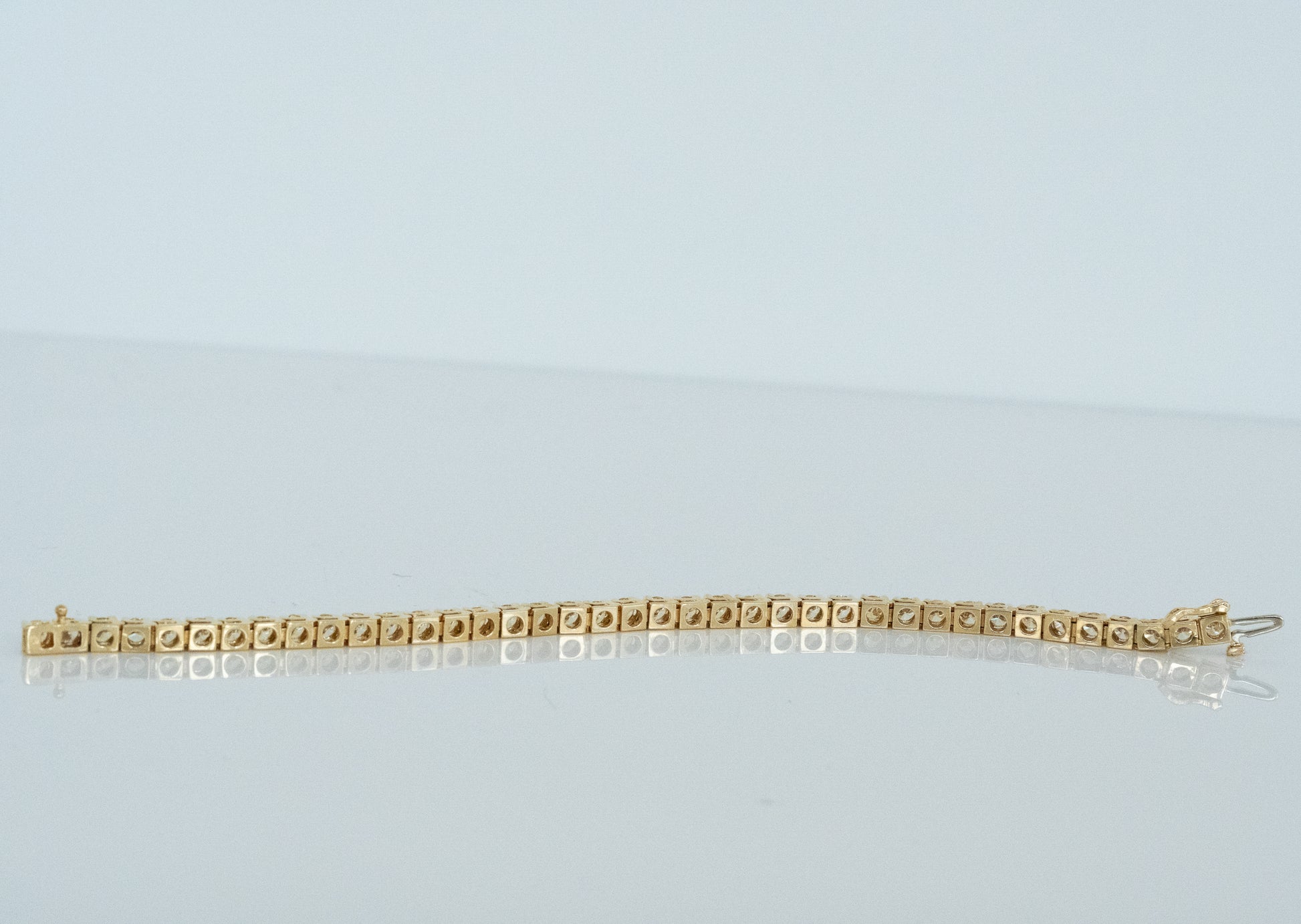 Diamond Tennis Bracelet 14K Yellow Gold 7.66 TCW - Premium Bracelet from All The Best Vintage - Just $6800! Shop now at All The Best Vintage