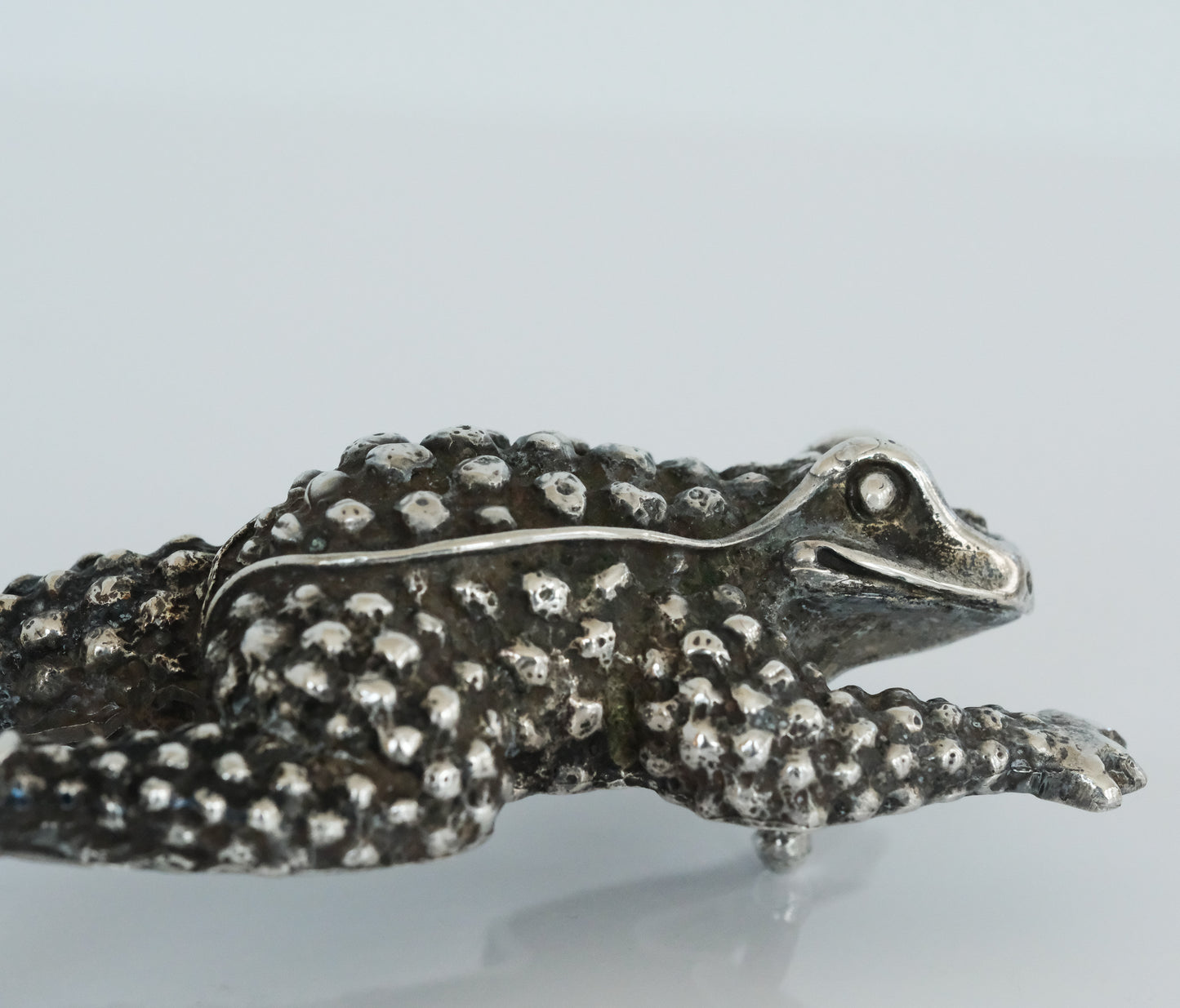 Kieselstein Large Frog or Toad Sterling Silver Belt Buckle - Premium Belt Buckle from All The Best Vintage - Just $699! Shop now at All The Best Vintage