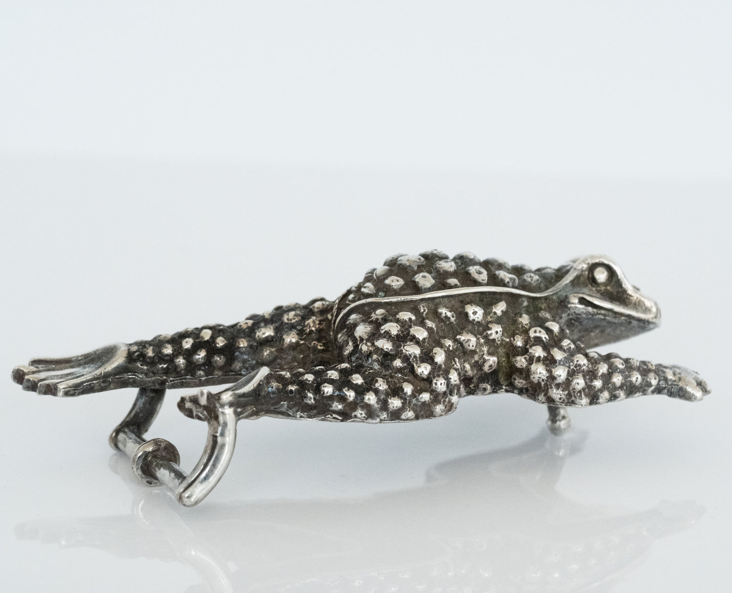 Kieselstein Large Frog or Toad Sterling Silver Belt Buckle - Premium Belt Buckle from All The Best Vintage - Just $699! Shop now at All The Best Vintage