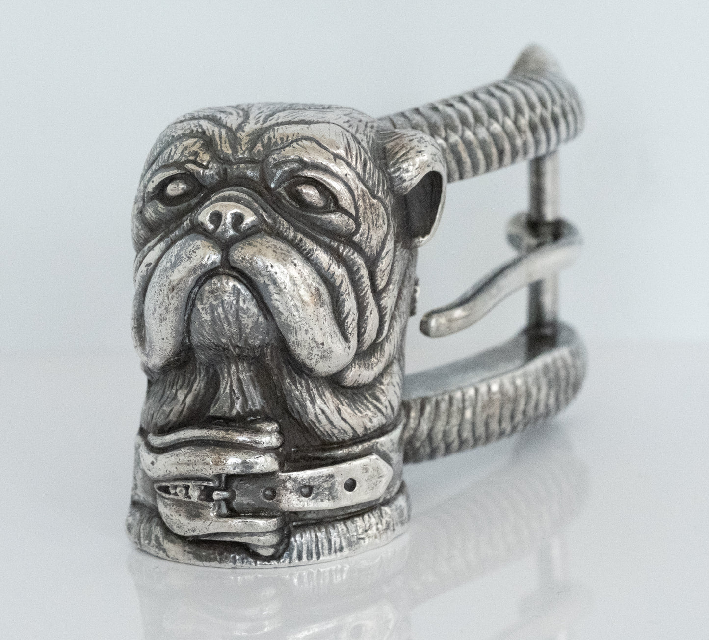 Kieselstein Cord Sterling Silver Bulldog Belt Buckle - Premium Belt Buckle from All The Best Vintage - Just $795! Shop now at All The Best Vintage
