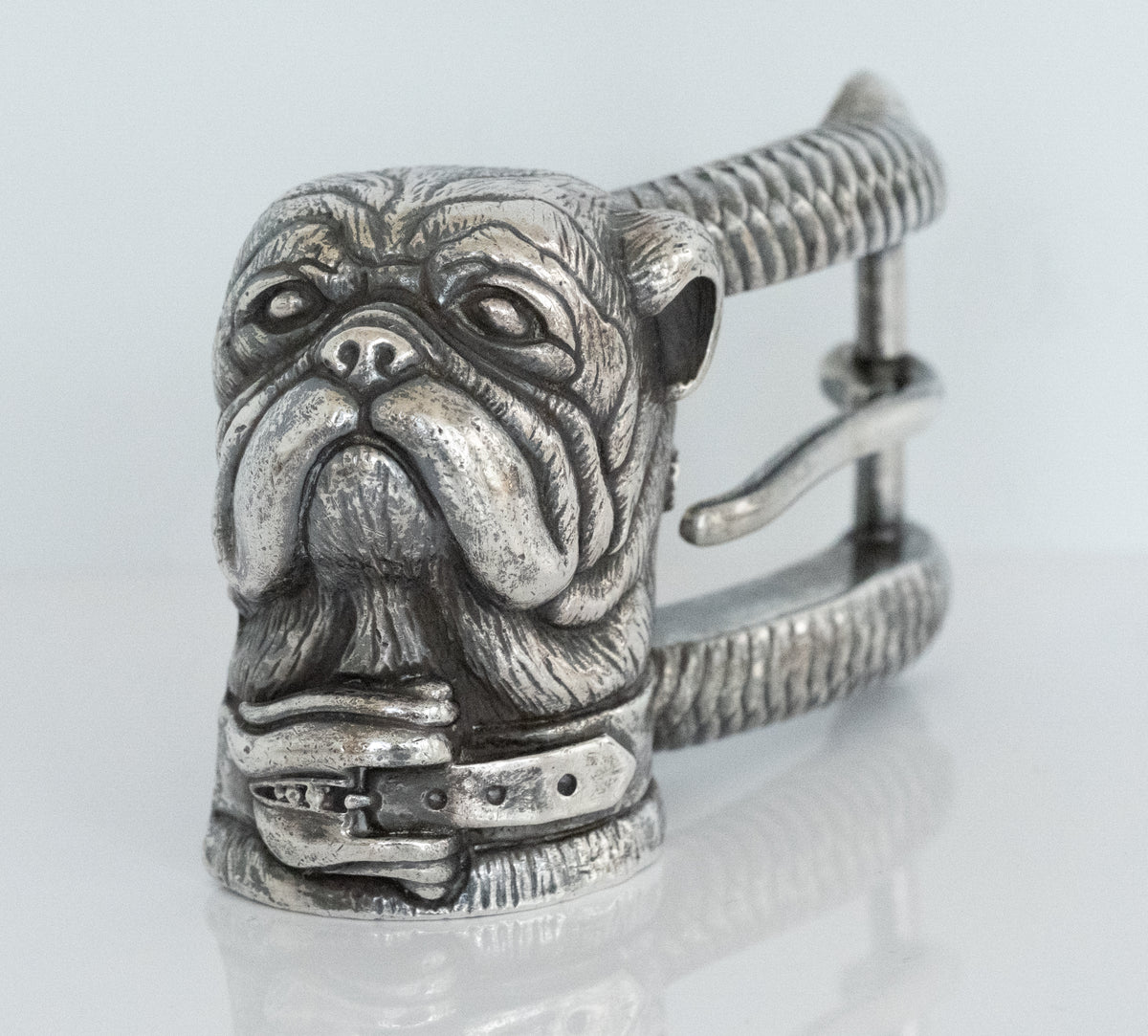 Kieselstein-Cord Sterling Silver Bulldog Belt Buckle - Premium Belt Buckle from All The Best Vintage - Just $895! Shop now at All The Best Vintage