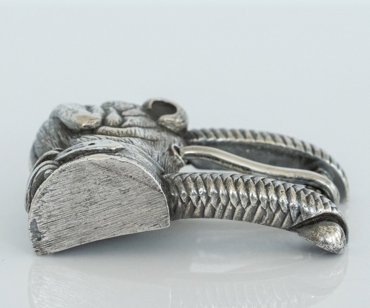 Kieselstein Cord Sterling Silver Bulldog Belt Buckle - Premium Belt Buckle from All The Best Vintage - Just $795! Shop now at All The Best Vintage
