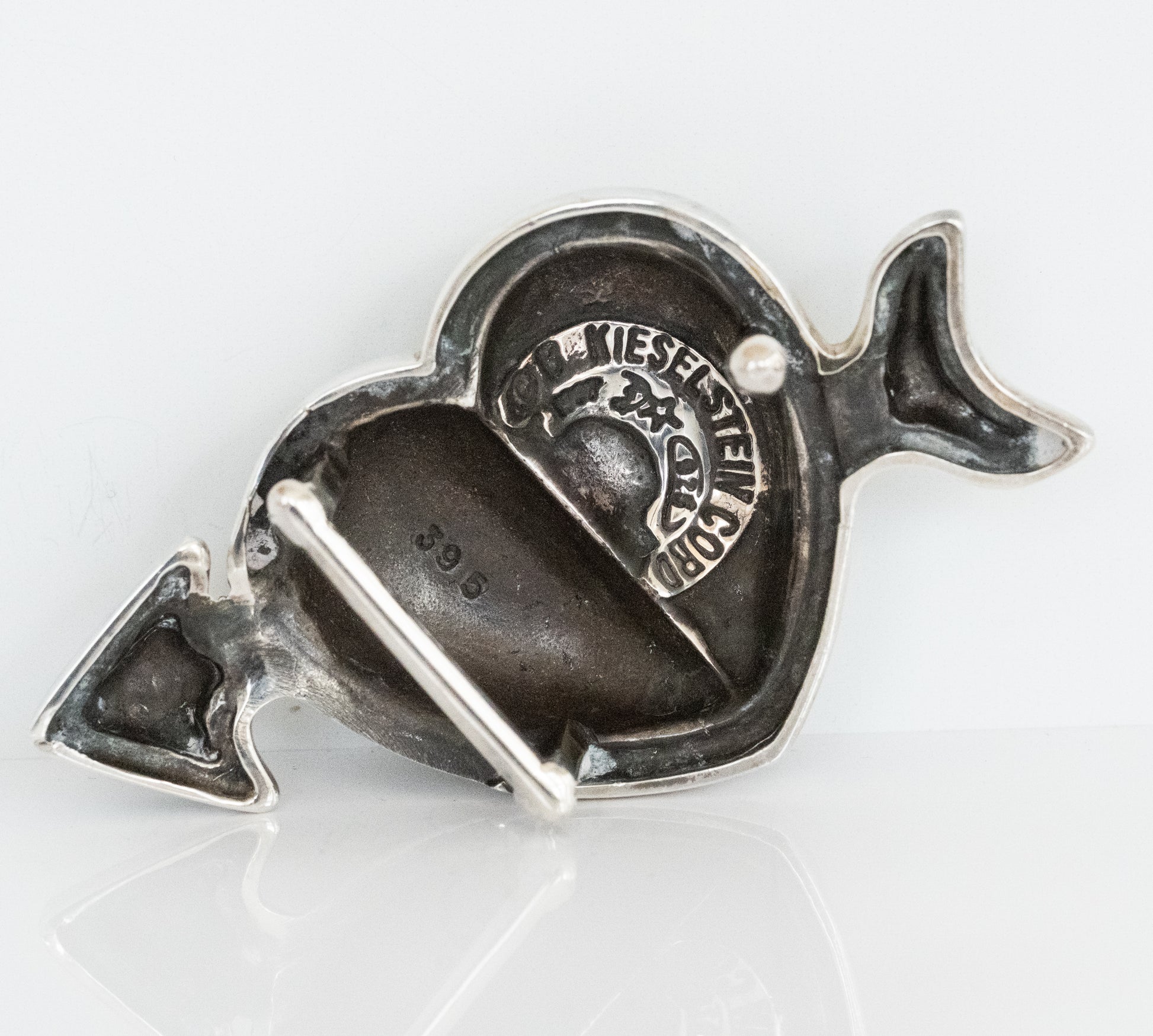Kieselstein Cord Sterling Arrow and Heart Belt Buckle - Premium Belt Buckle from All The Best Vintage - Just $595! Shop now at All The Best Vintage