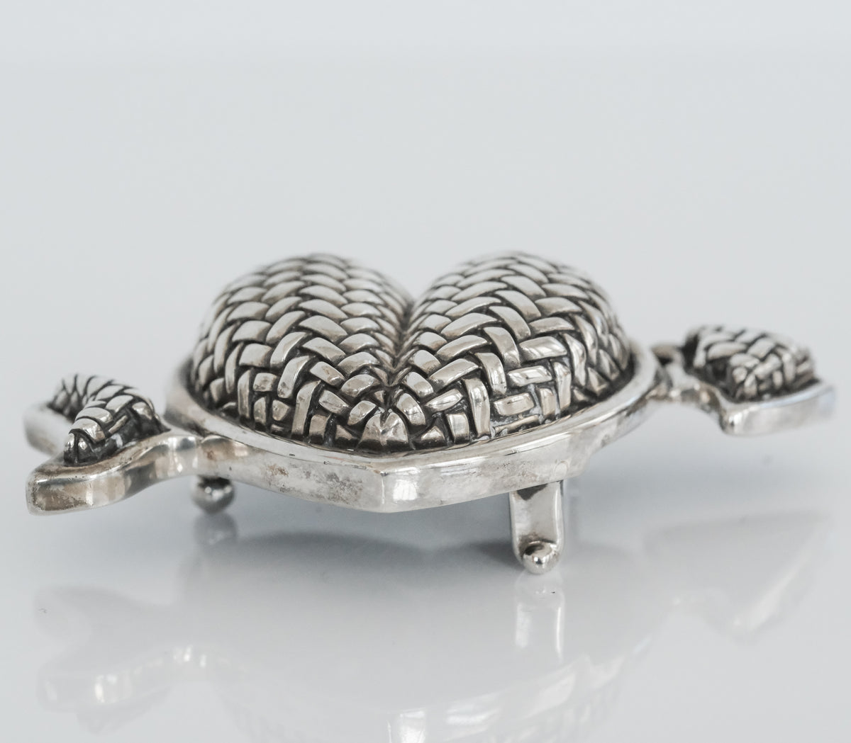 Kieselstein-Cord Sterling Silver Salamander Belt Buckle - Premium Belt Buckle from All The Best Vintage - Just $595! Shop now at All The Best Vintage