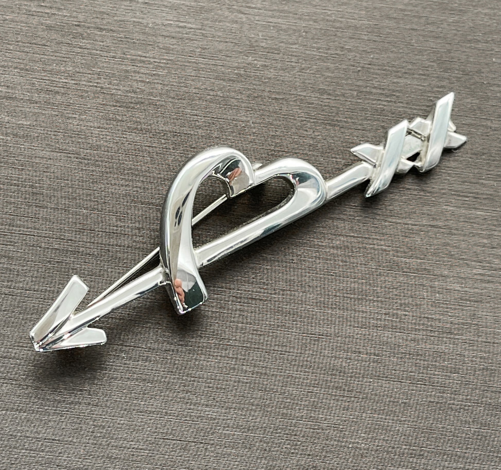 Tiffany & Co Picasso Sterling Heart and Arrow Pin Brooch - Premium Brooch from All The Best Vintage - Just $275! Shop now at All The Best Vintage
