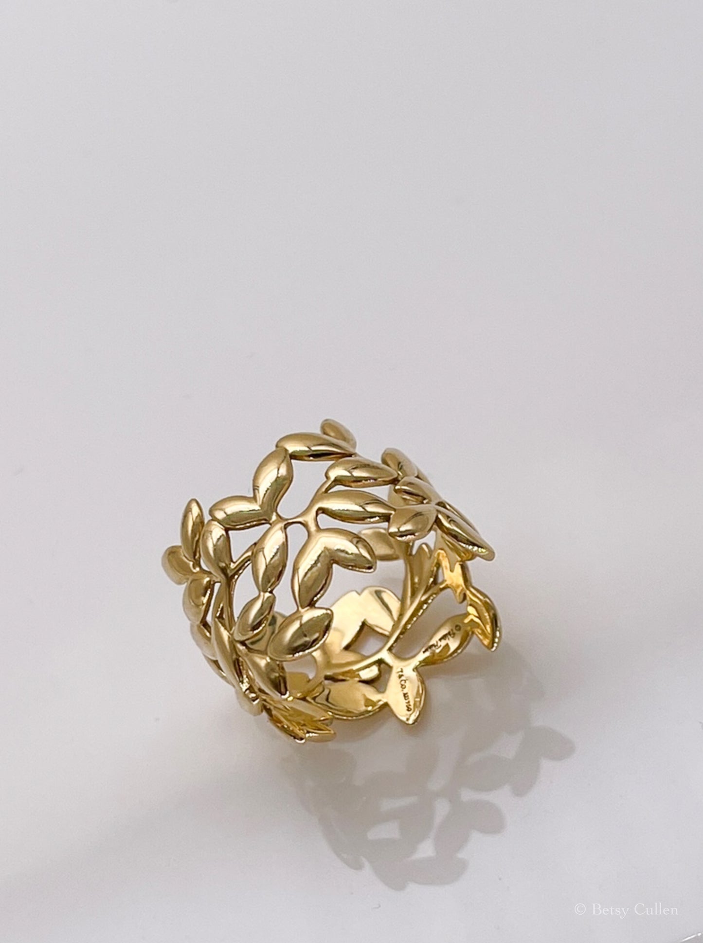 Tiffany & Co Paloma Picasso 18K Olive Leaf Ring