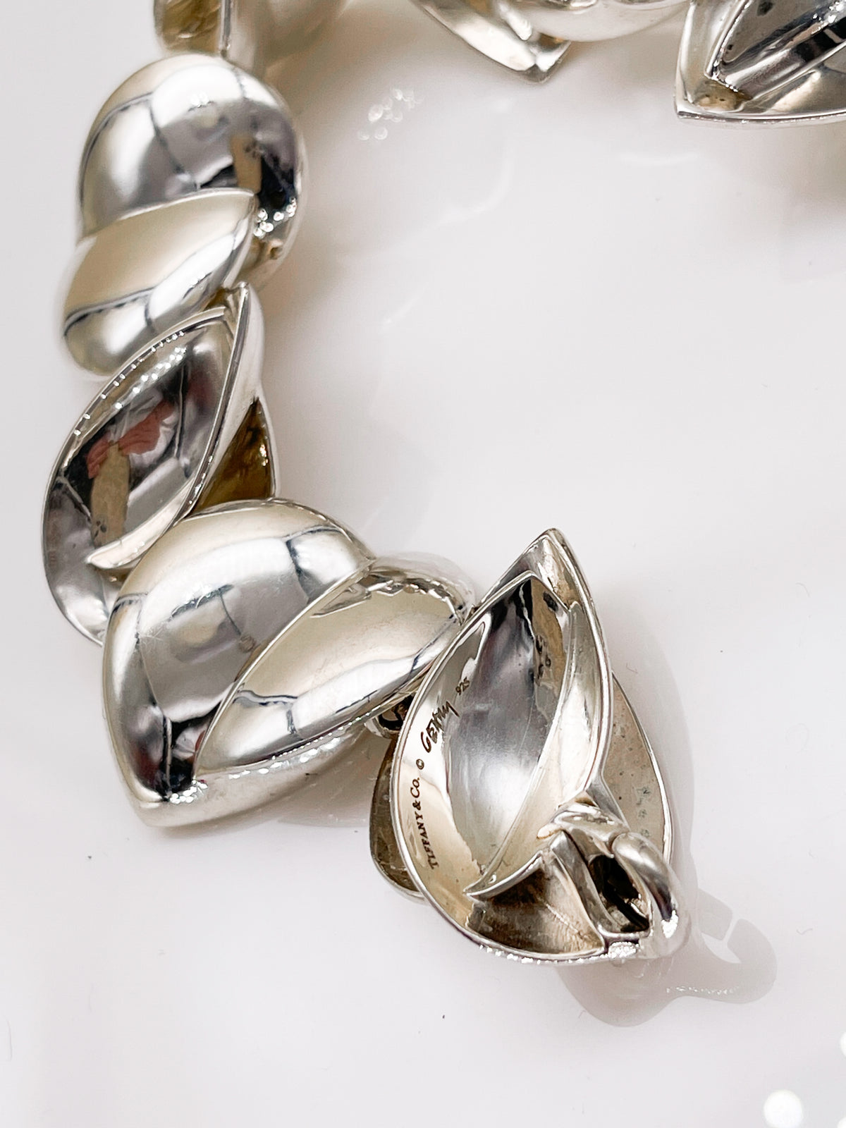 Tiffany & Co Frank Gehry Sterling Heart Bracelet - Premium Bracelet from All The Best Vintage - Just $1495! Shop now at All The Best Vintage