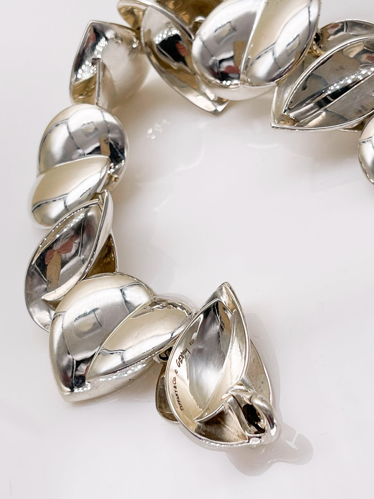 Tiffany & Co Frank Gehry Sterling Heart Bracelet - Premium Bracelet from All The Best Vintage - Just $1495! Shop now at All The Best Vintage