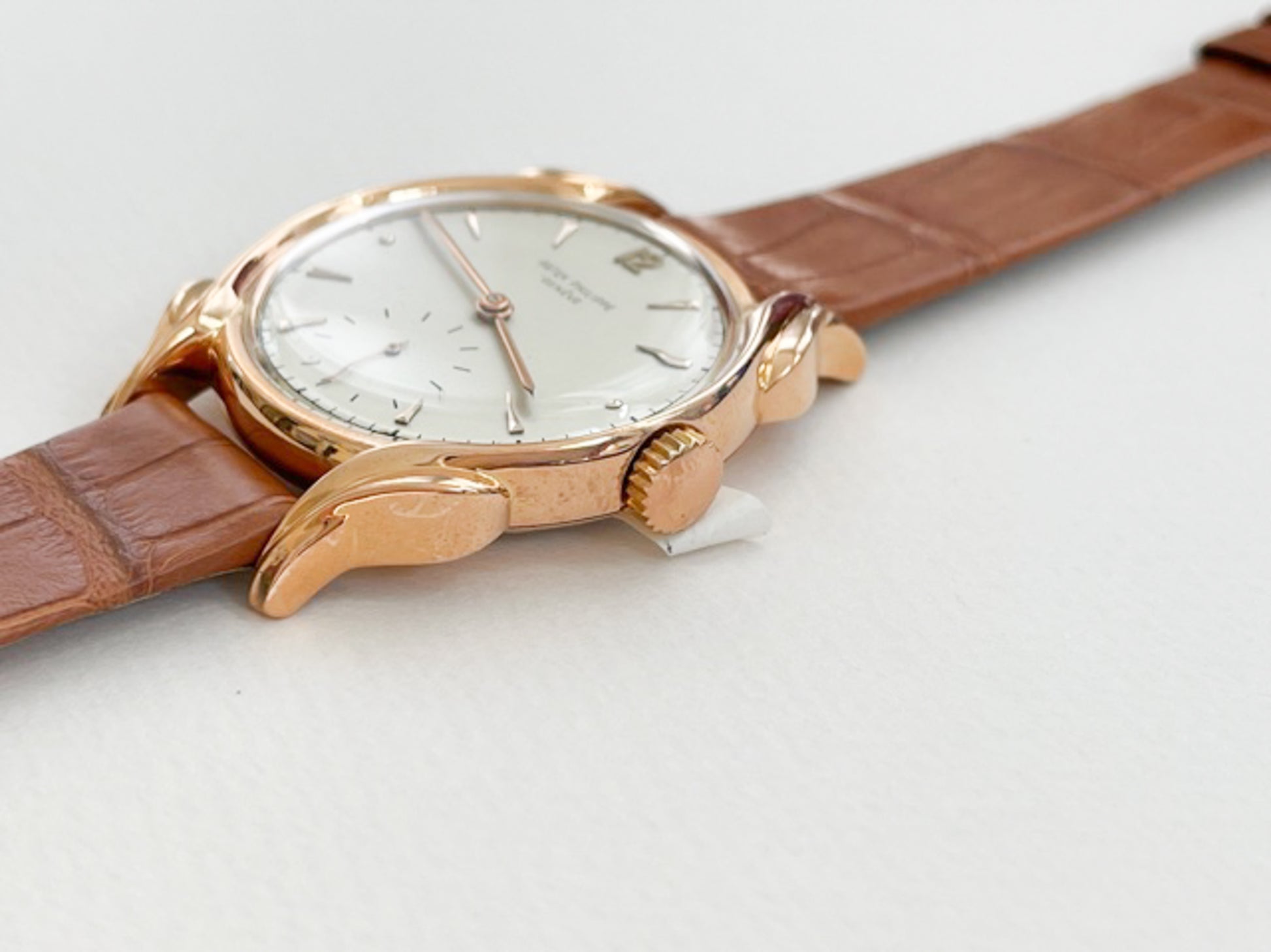 Patek Philippe Calatrava Flame Lug Manual Watch, Circa 1940's - 1950's - Premium watch from All The Best Vintage - Just $1! Shop now at All The Best Vintage