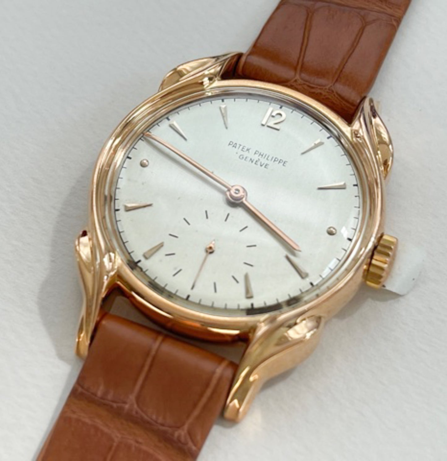 Patek Philippe Calatrava Flame Lug Manual Watch, Circa 1940's - 1950's - Premium watch from All The Best Vintage - Just $1! Shop now at All The Best Vintage