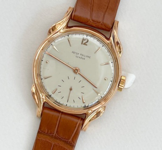 Patek Philippe Calatrava Flame Lug Manual Watch, Circa 1940's - 1950's - Premium watch from All The Best Vintage - Just $1! Shop now at All The Best Vintage