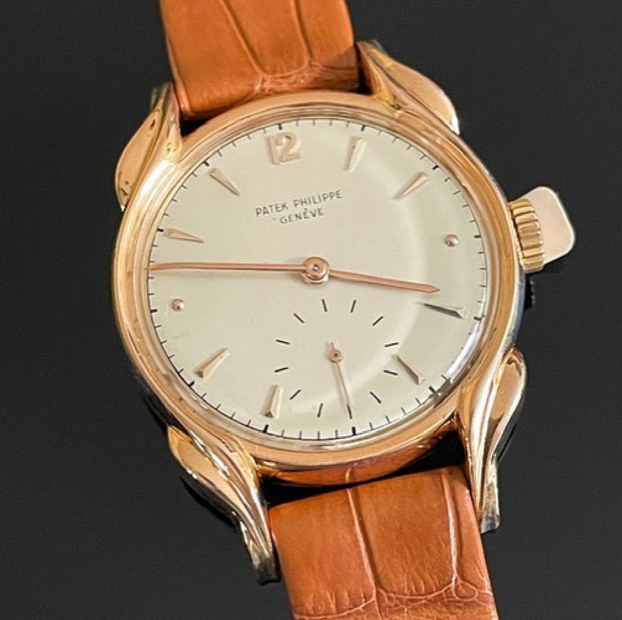 Patek Philippe Calatrava Flame Lug Manual Watch, Circa 1940's - 1950's - Premium watch from All The Best Vintage - Just $1! Shop now at All The Best Vintage