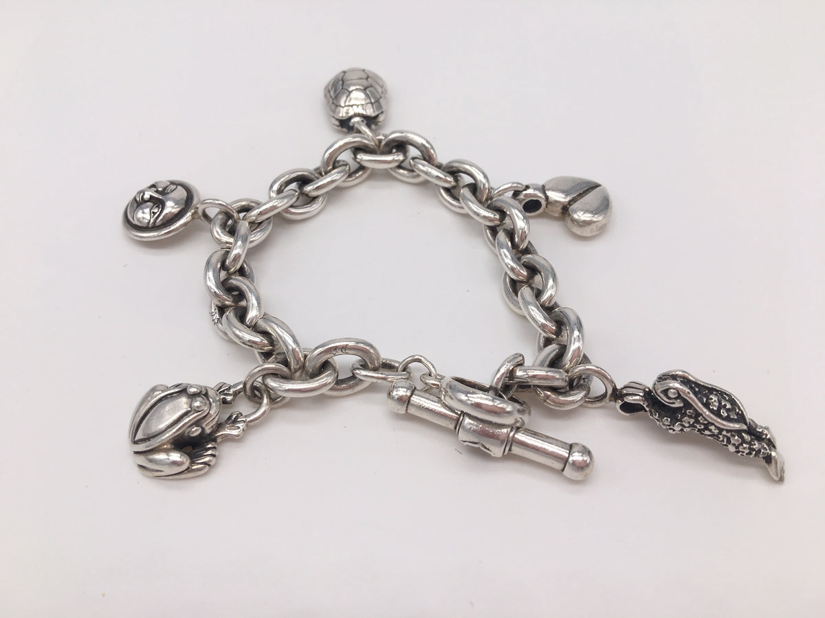 Vintage Kieselstein-Cord Sterling Silver Charm Bracelet - Premium Bracelet from Kieselstein-Cord - Just $1295! Shop now at All The Best Vintage