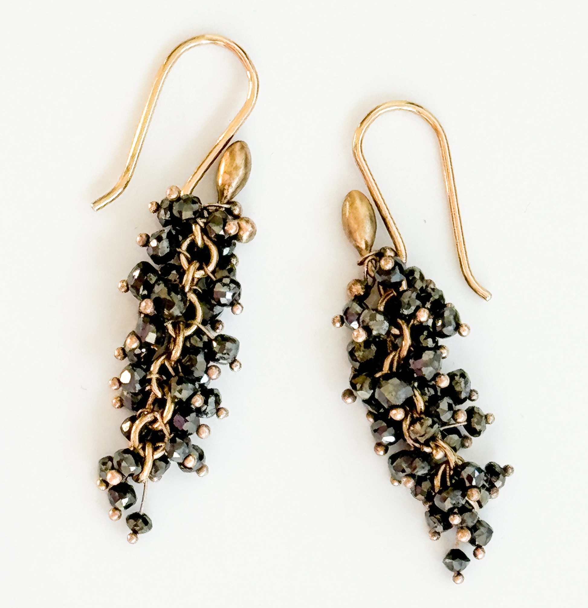 Ted Muehling Black Diamond Pussy Willow Earrings - Premium Earrings from All The Best Vintage - Just $3400! Shop now at All The Best Vintage