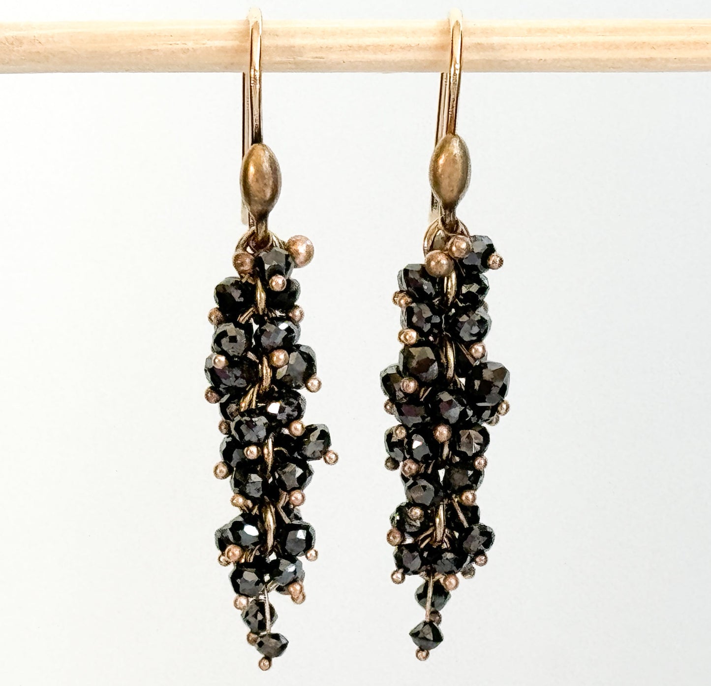 Ted Muehling Black Diamond Pussy Willow Earrings - Premium Earrings from All The Best Vintage - Just $3400! Shop now at All The Best Vintage